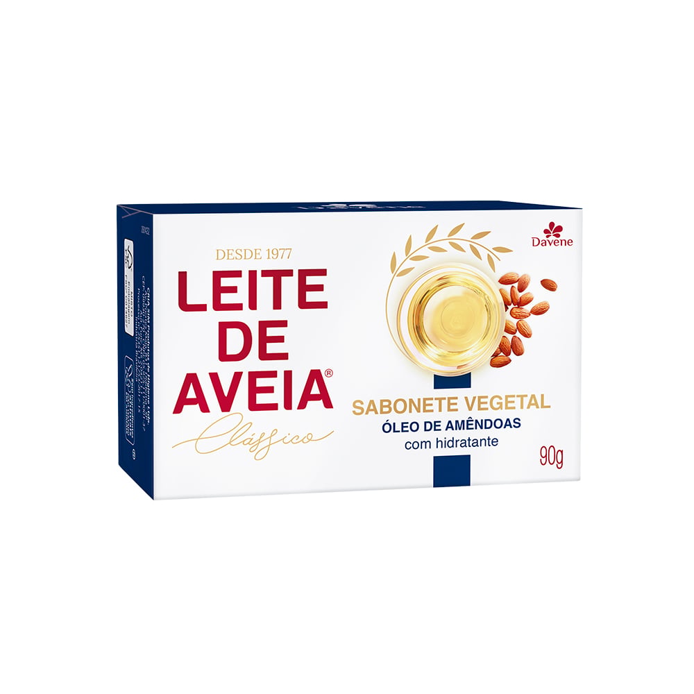 Sabonete Davene Leite de Aveia Amêndoas 90 g
