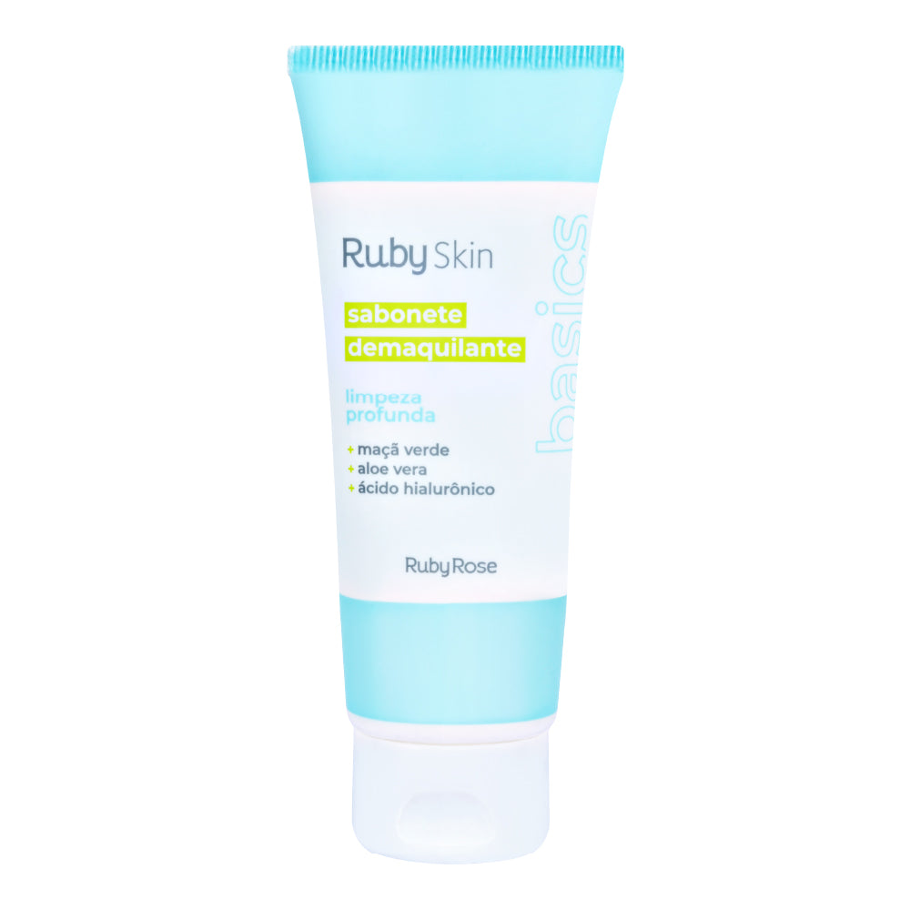 Sabonete Demaquilante Ruby Rose Basics 120ml Ref. HB325