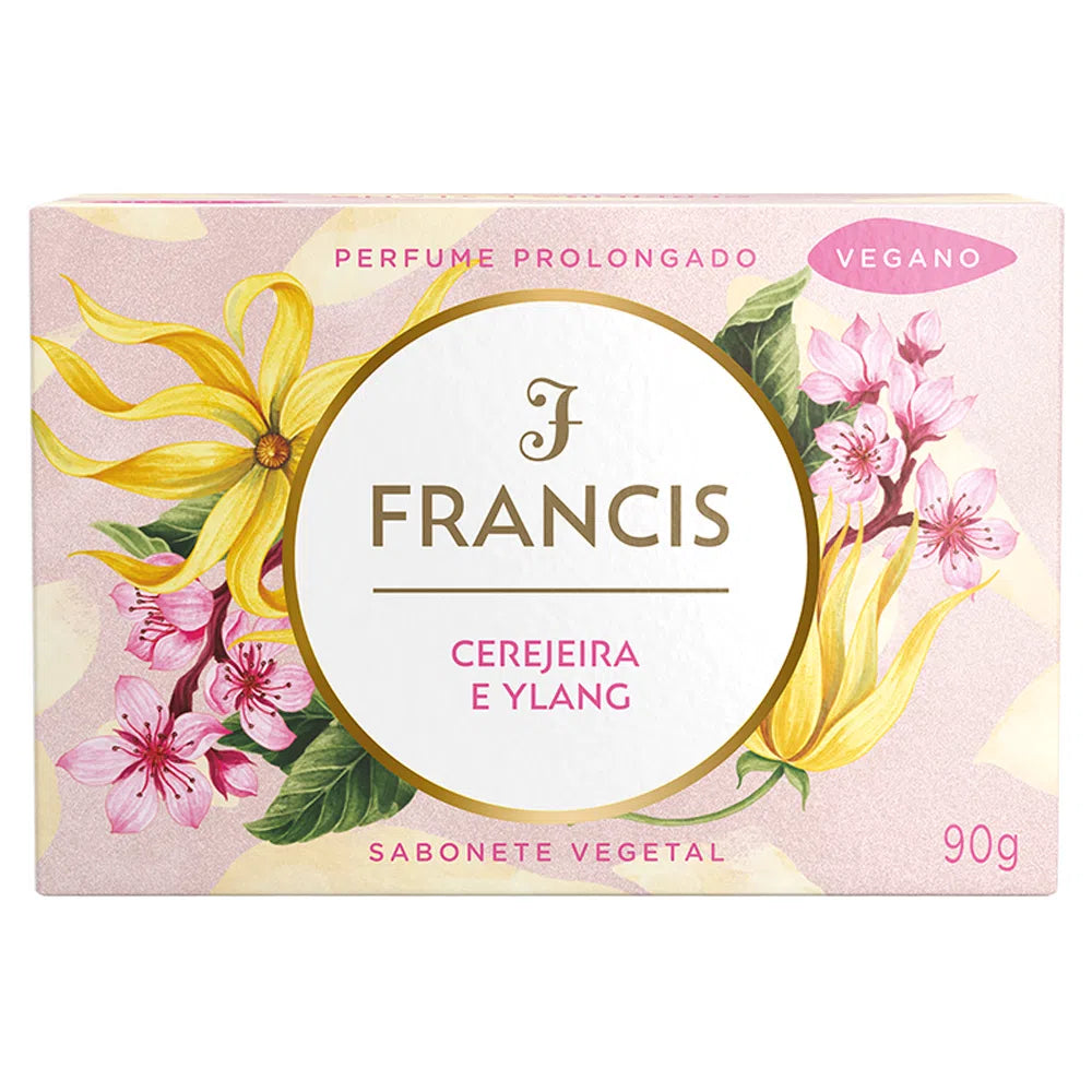 Sabonete Francis Clássico Cerejeira e Ylang-Ylang 90 g