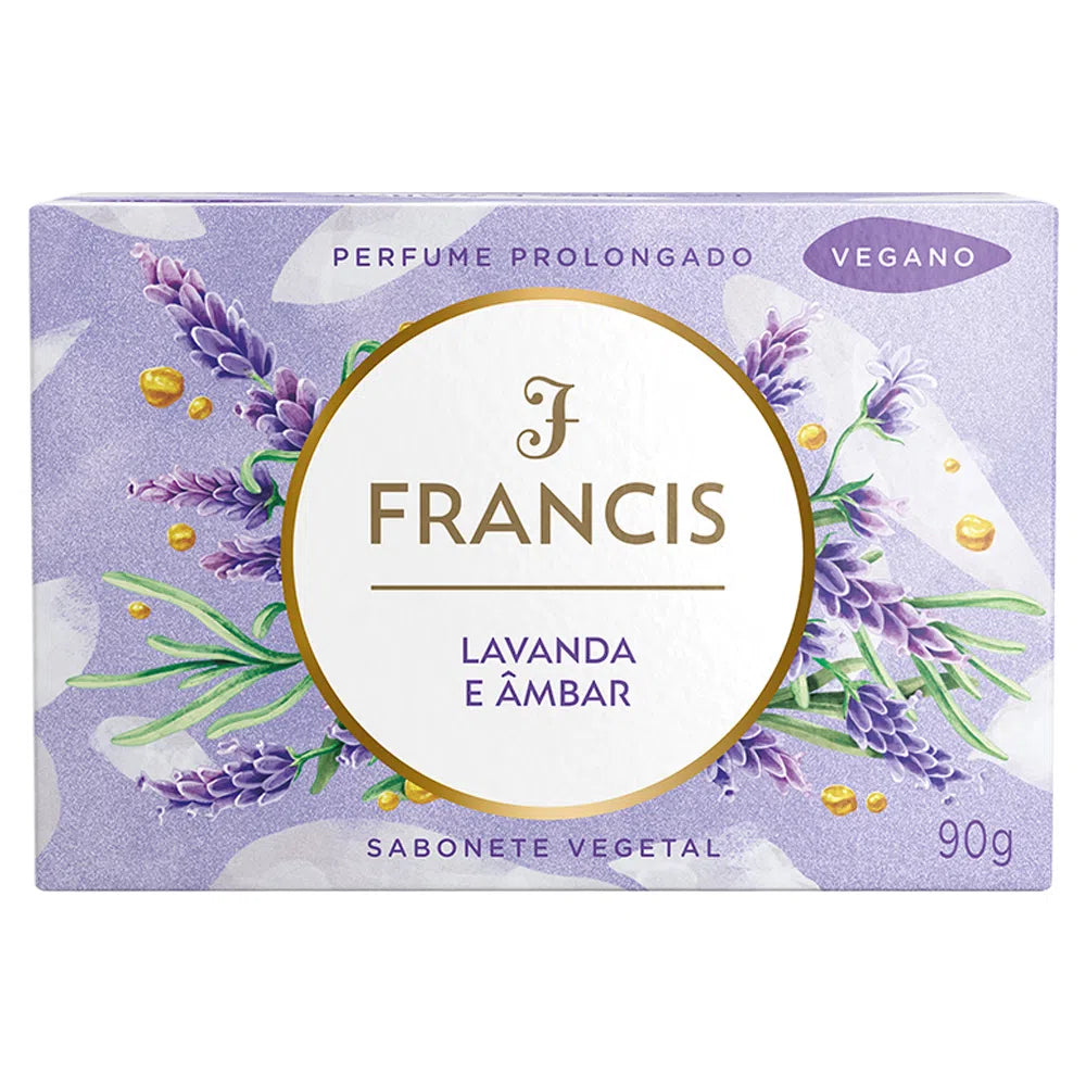 Sabonete Francis Clássico Lavanda e Âmbar 90 g