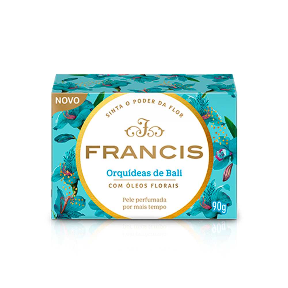 Sabonete Francis Clássico Azul Orquídeas e Quartzo 90 g
