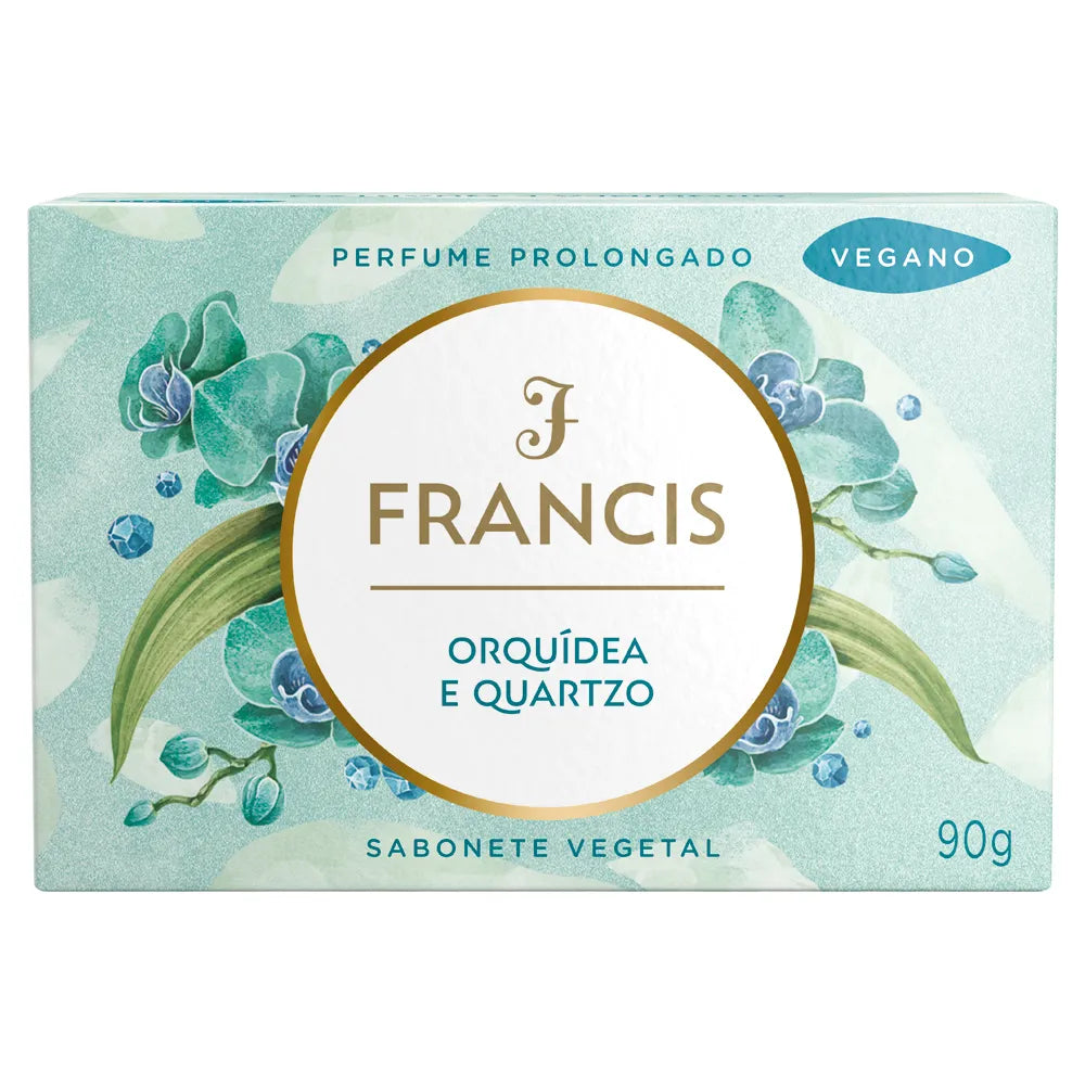 Sabonete Francis Clássico Azul Orquídeas e Quartzo 90 g
