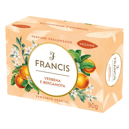 Sabonete Francis Clássico Laranja, Verbena e Bergamota 90 g