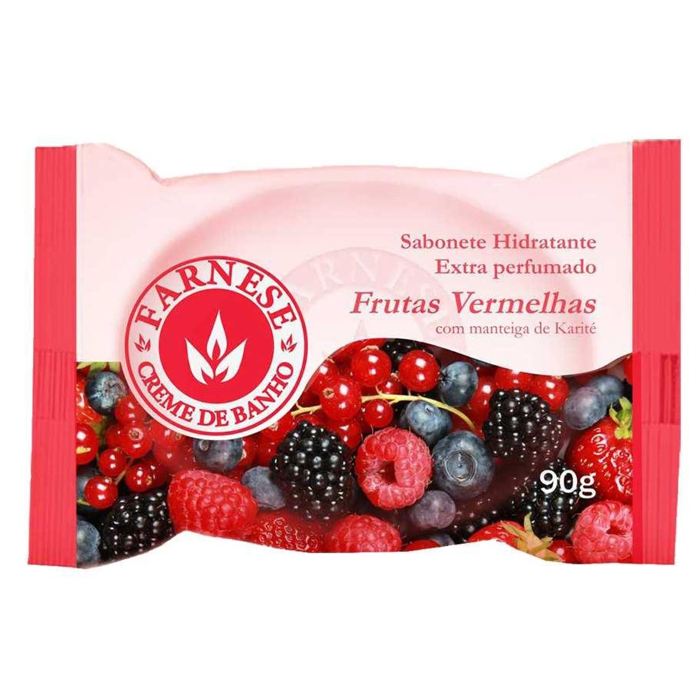 Sabonete Hidratante Farnese Frutas Vermelhas 90 g