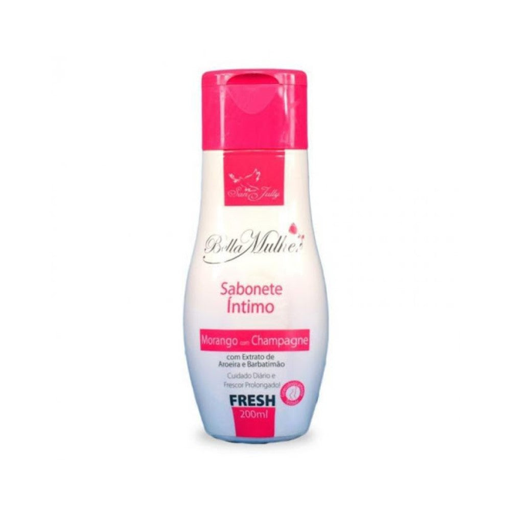 Sabonete Íntimo San Jully Bella Mulher Morango com Champagne 200ml