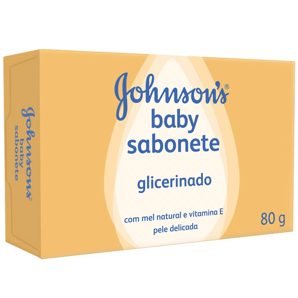 Sabonete Johnson's Baby Glicerinado 80 g