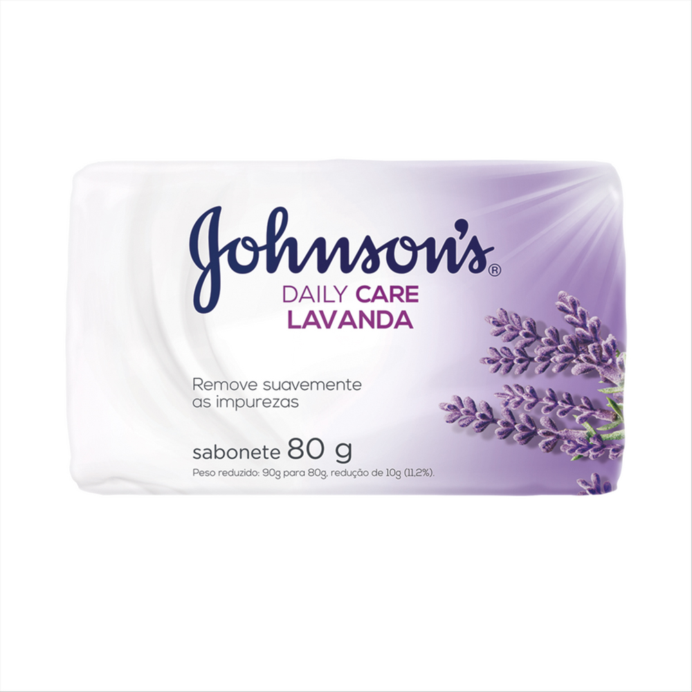 Sabonete Johnson's Daily Care Lavanda 80 g