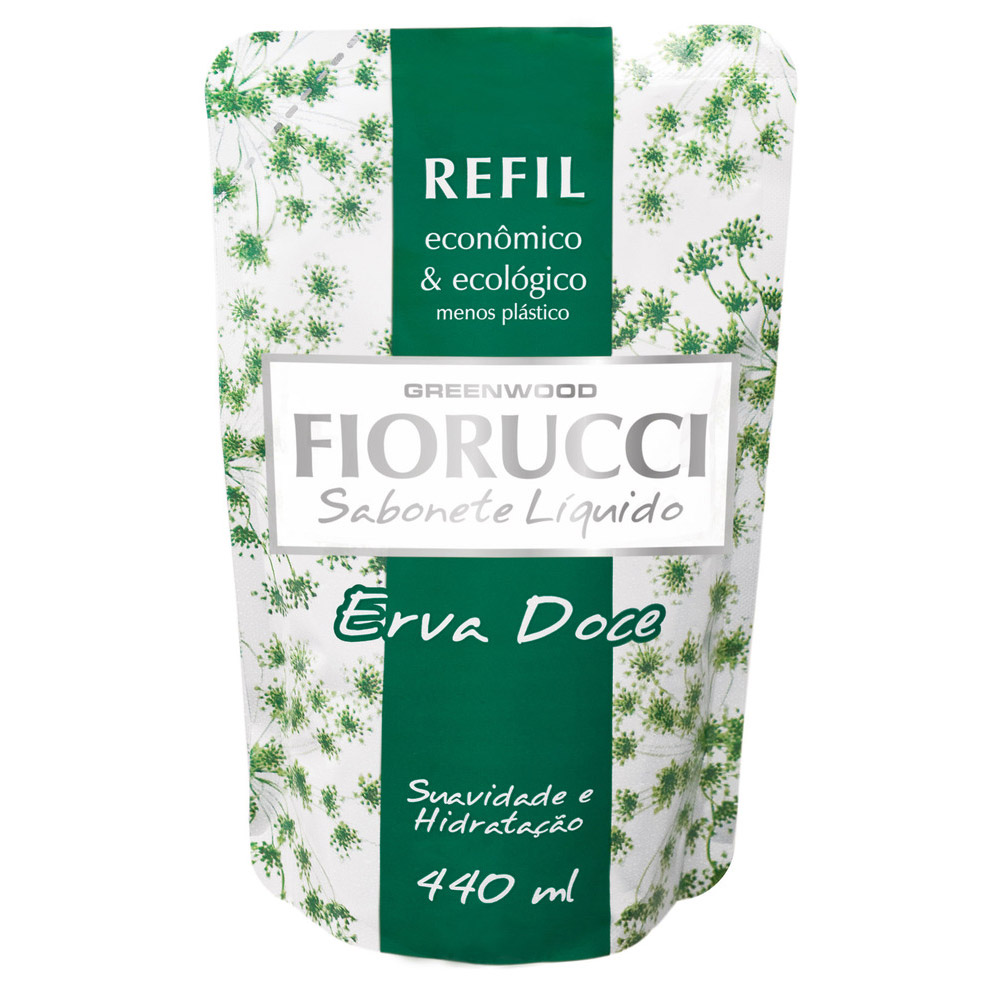 Sabonete Líquido Fiorucci Erva-Doce Refil 440 ml