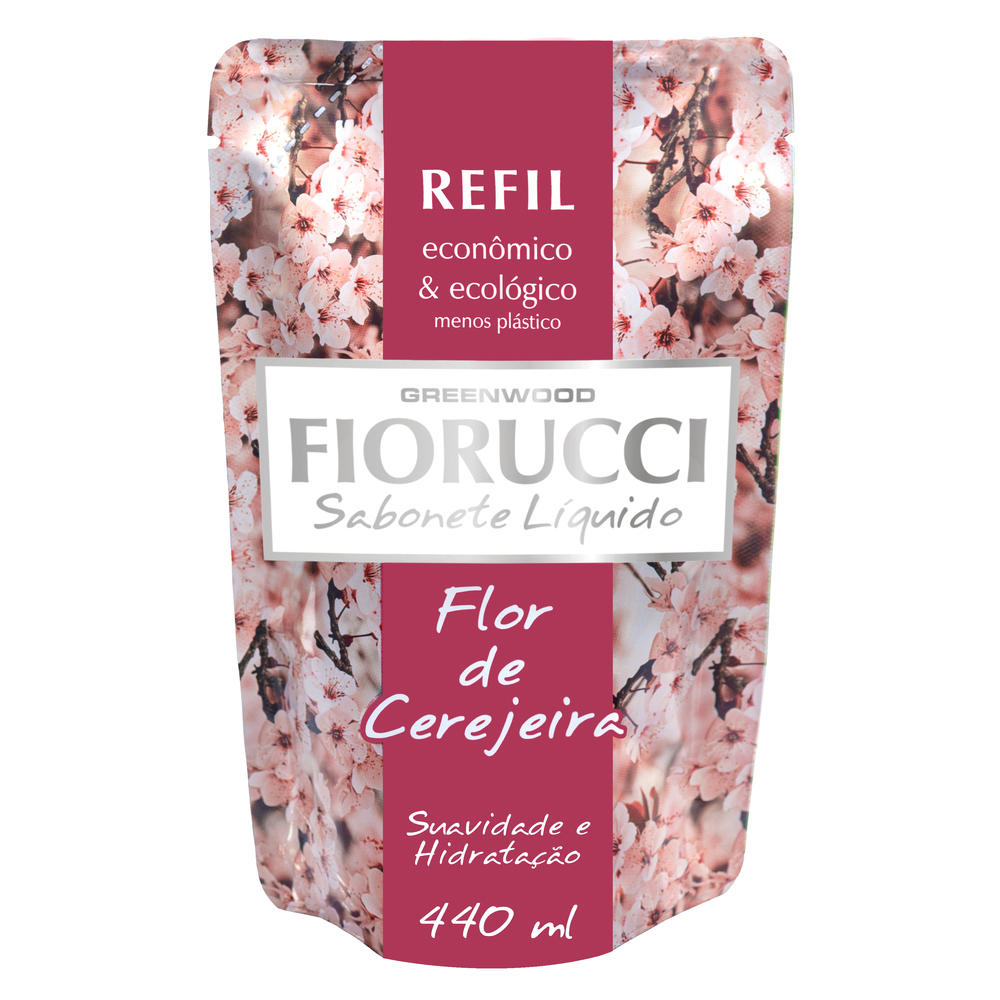 Sabonete Líquido Fiorucci Flor de Cerejeira Refil 440ml