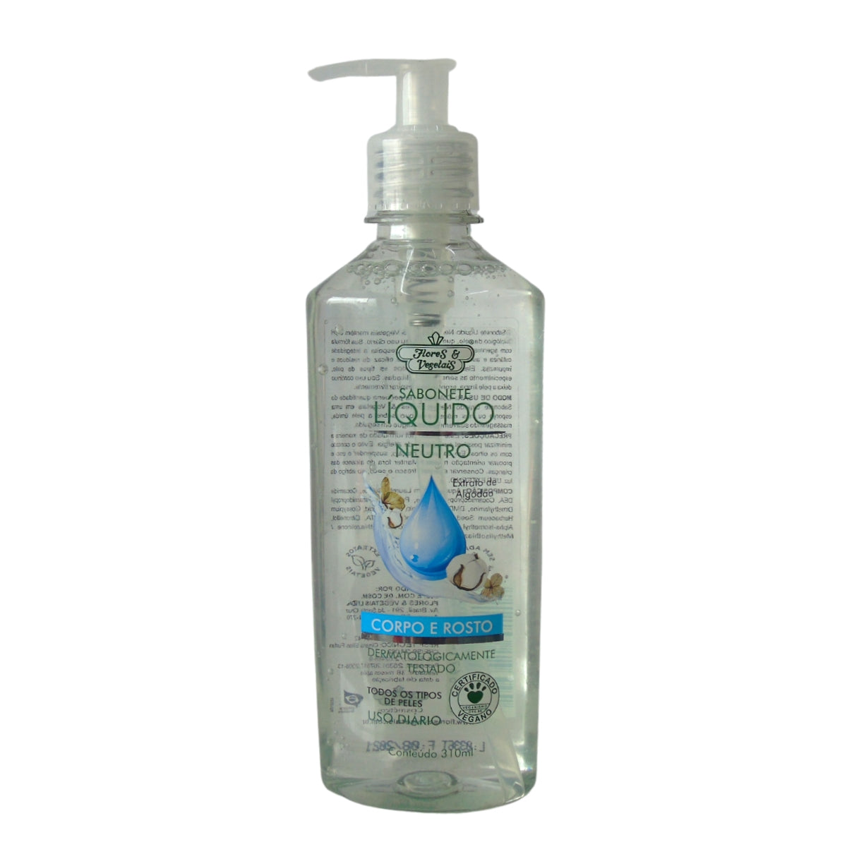 Sabonete Líquido Flores & Vegetais Neutro 310 ml