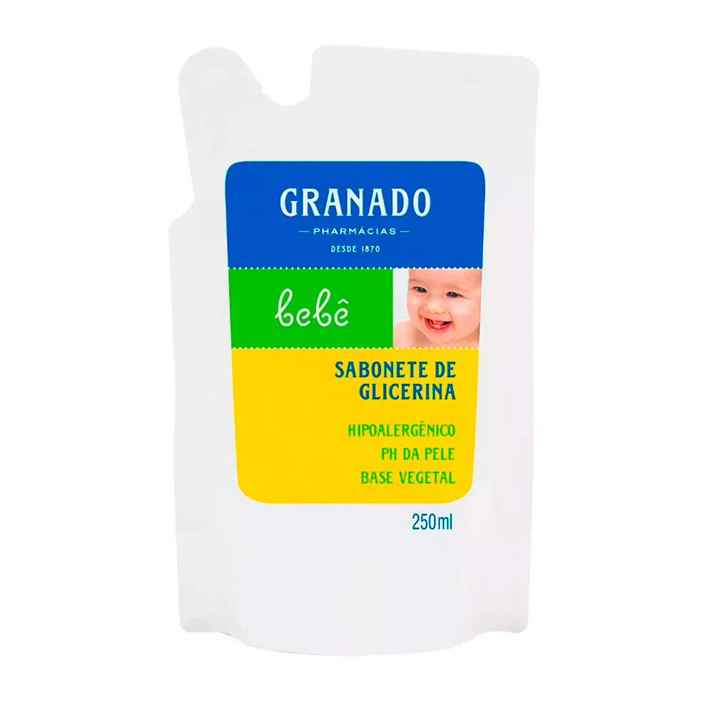 Sabonete Líquido Granado Bebê Tradicional Refil 250 ml