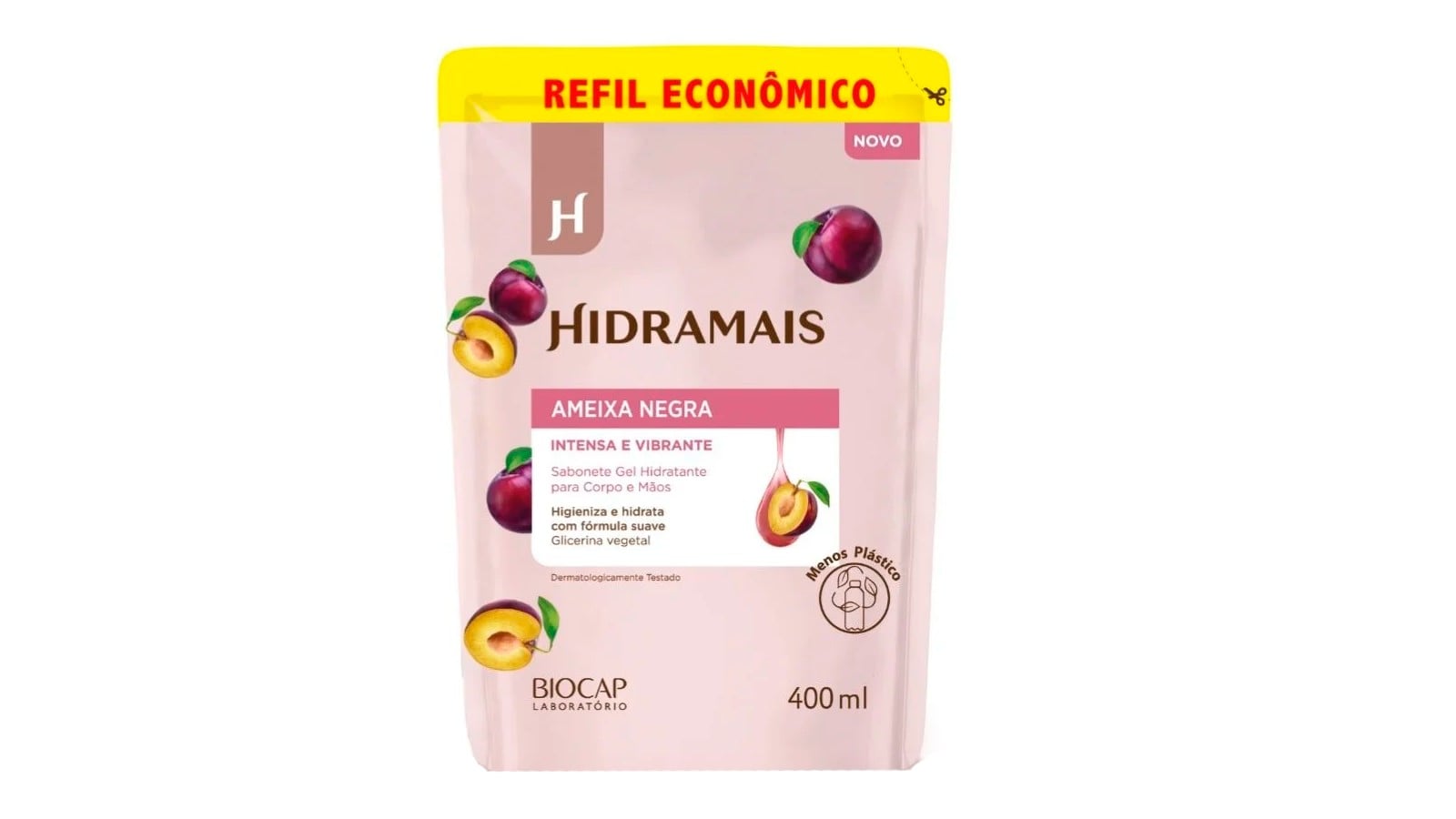 Sabonete Líquido Hidramais Refil Ameixa Negra 400 ml
