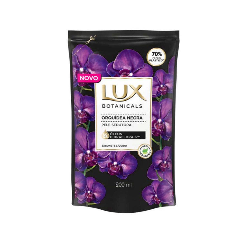 Sabonete Líquido Lux Orquídea Negra Refil 200 ml