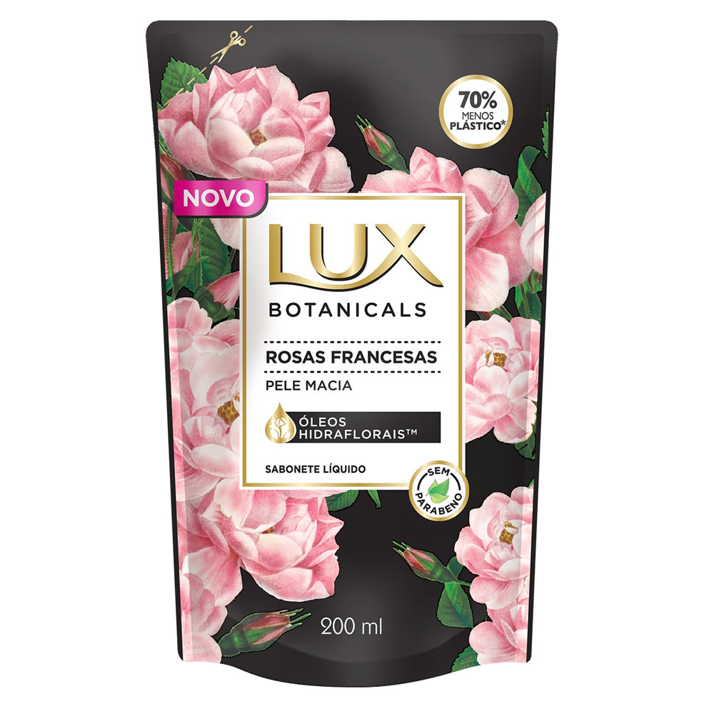 Sabonete Líquido Lux Rosas Francesas Refil 200 ml