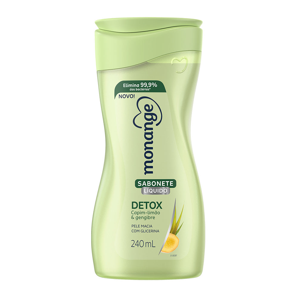 Sabonete Líquido Monange Detox 240ml