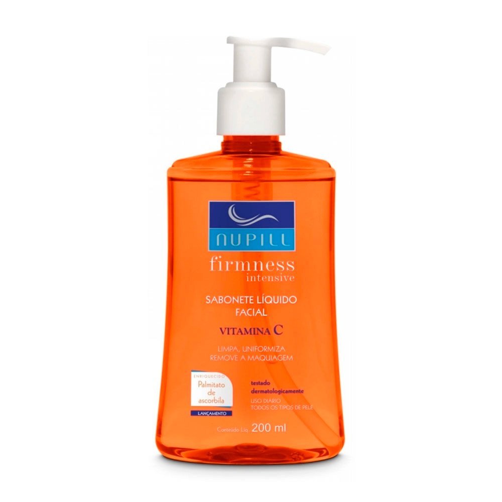 Sabonete Líquido Nupill Facial Firmness Intensive Vitamina C 200 ml