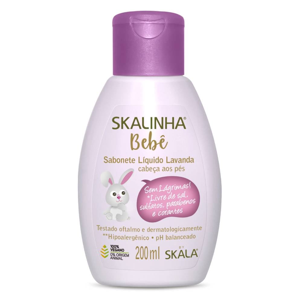 Sabonete Líquido Skalinha Bebê Glicerina 200 ml