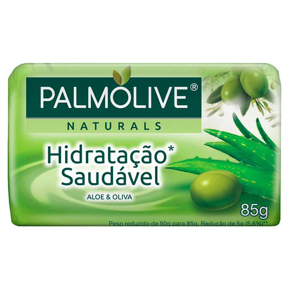 Sabonete Palmolive Naturals Hidratação Saudável Aloe Vera e Óleo de Oliva 85g
