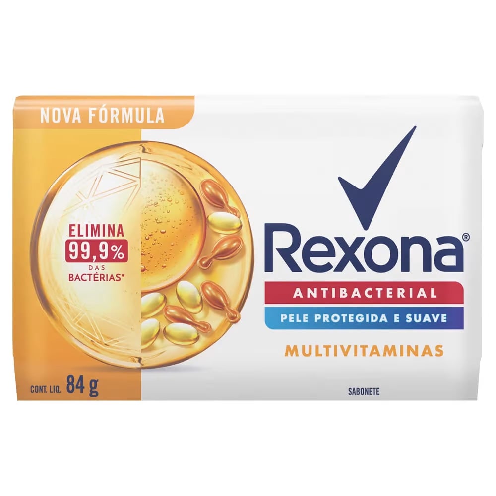 Sabonete Rexona Antibacteriano Multivitaminas 84 g
