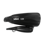 Secador Mini Lizz Dobrável Preto 1000 W Bivolt