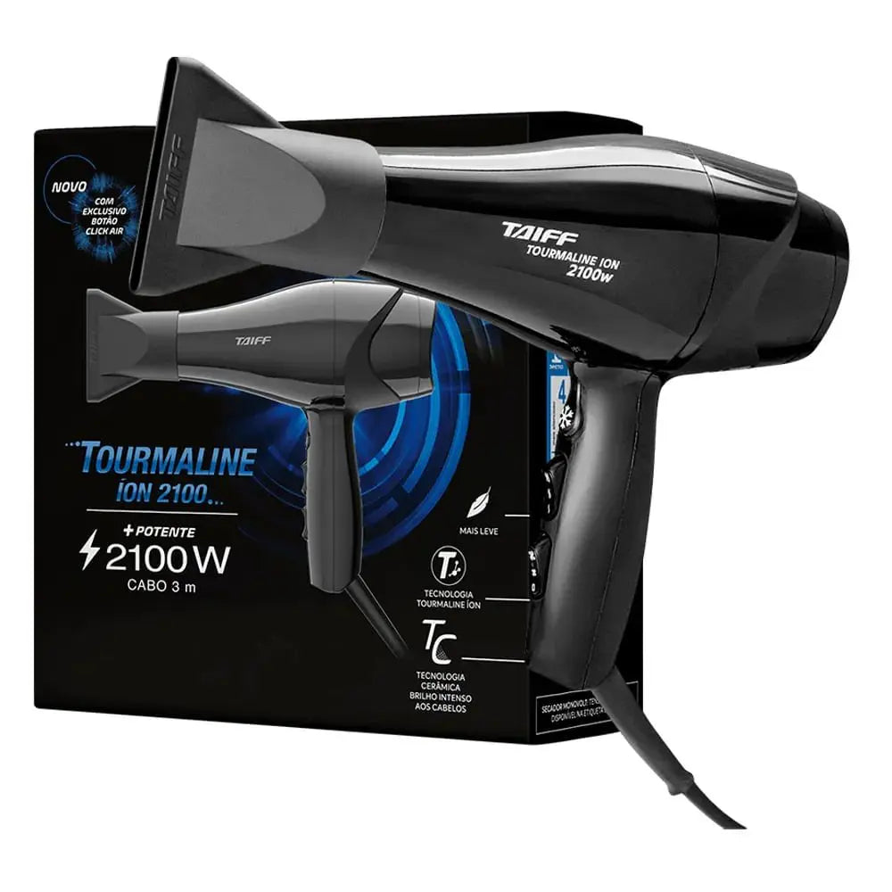 Secador de Cabelo Taiff New Tourmaline Íon Cerâmica 2100 W 127 V