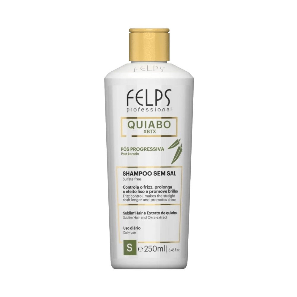 Shampoo Felps Quiabo XBTX Pós-Progressiva 250ml