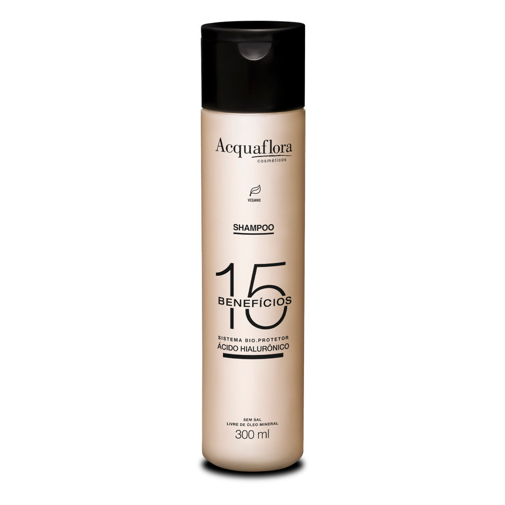 Shampoo Acquaflora 15 Benefícios 300 ml
