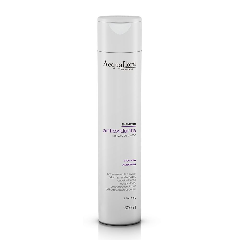 Shampoo Acquaflora Antioxidante Cabelos Normais ou Mistos 300ml