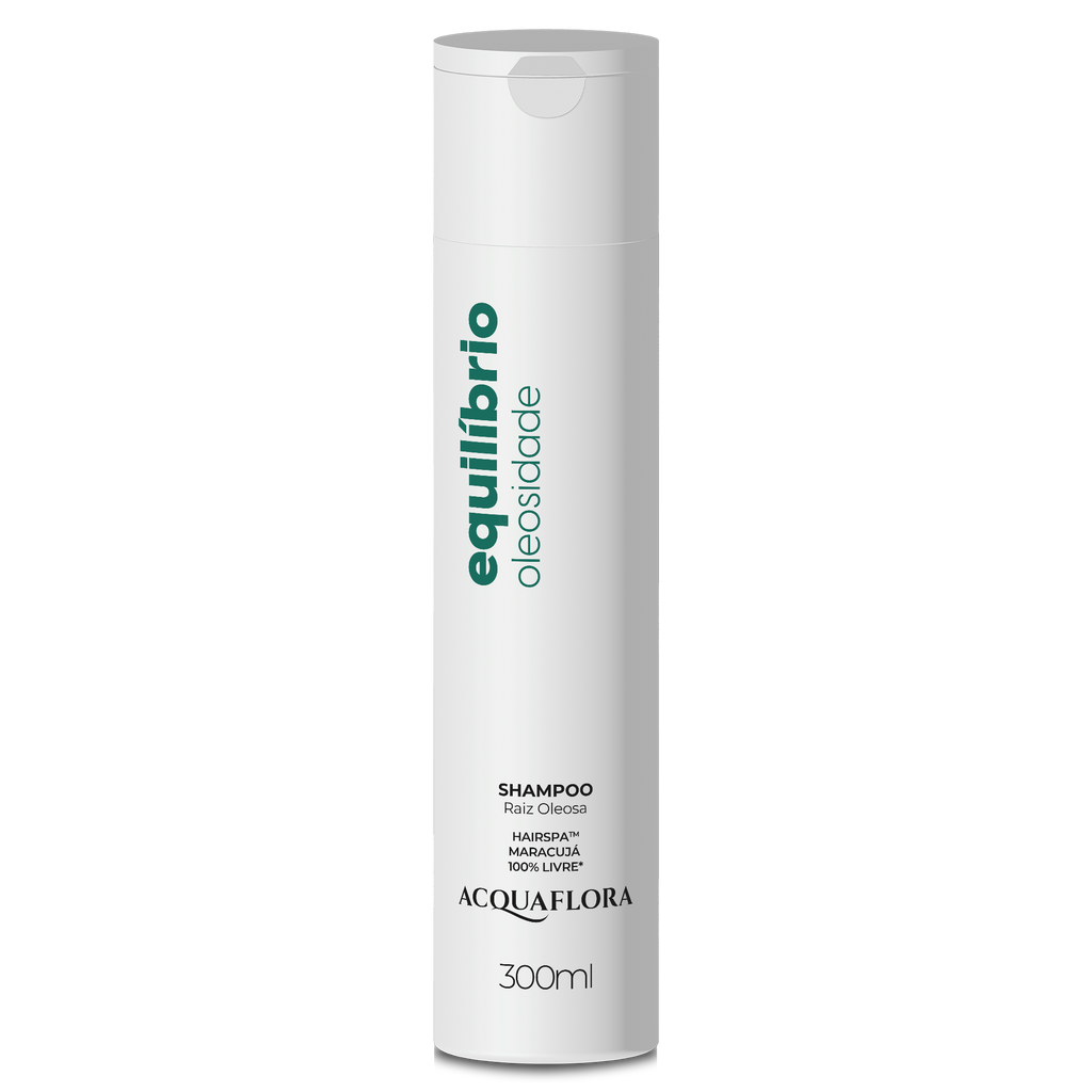 Shampoo Acquaflora Equilíbrio Oleosidade Raiz Oleosa e Pontas Secas 300ml
