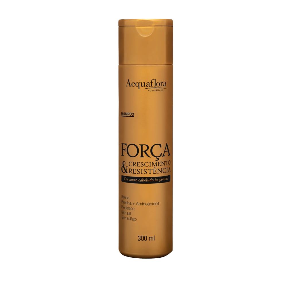 Shampoo Acquaflora Força Crescimento e Resistência 300ml