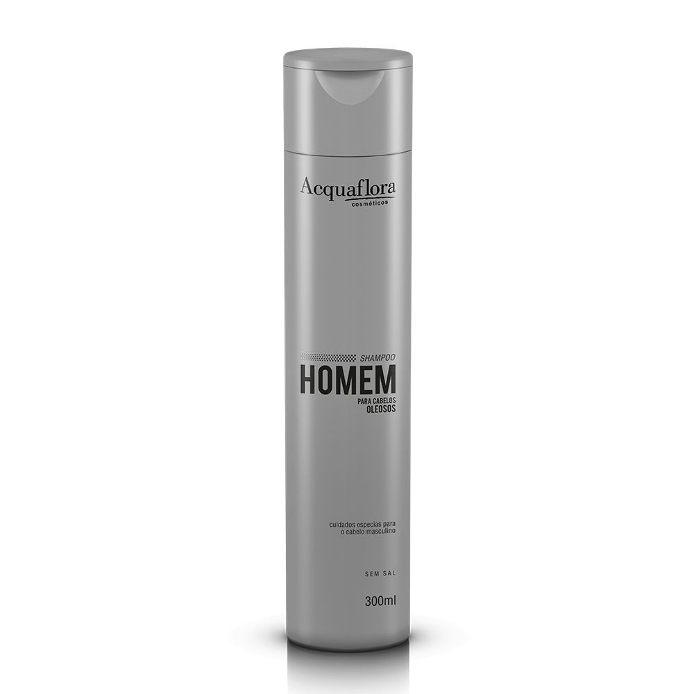Shampoo Acquaflora Homem Cabelos Oleosos 300ml