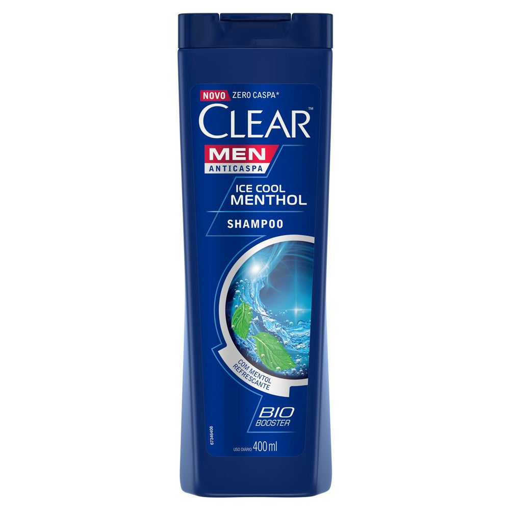 Shampoo Anticaspa Clear Men Ice Cool Menthol 400ml