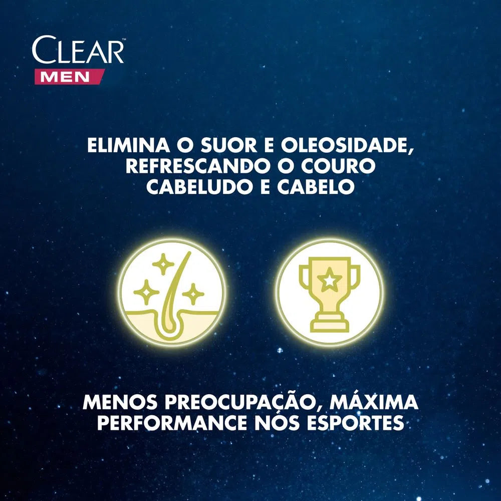 Shampoo Anticaspa Clear Men Limpeza Profunda 200ml
