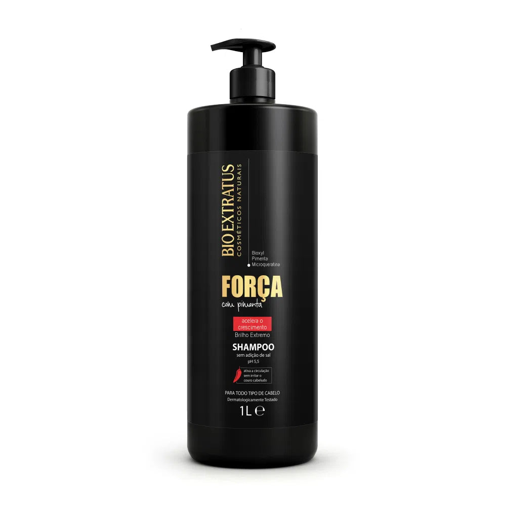 Shampoo Bio Extratus Força com Pimenta 1L