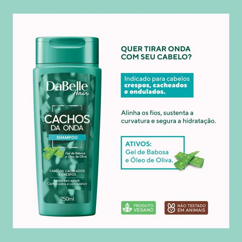 Shampoo DaBelle Cachos da Onda 250ml