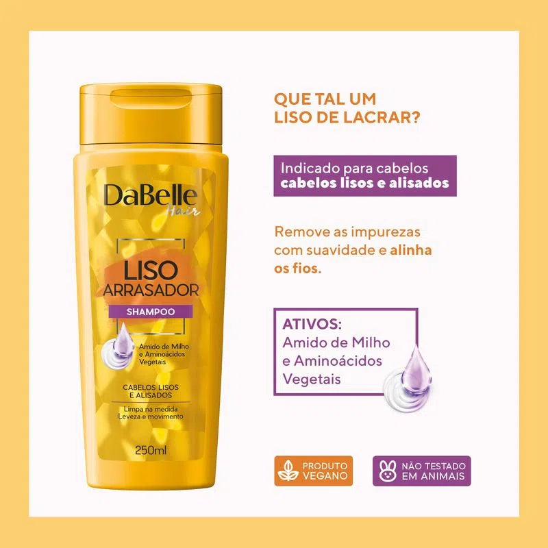 Shampoo DaBelle Liso Arrasador 250ml