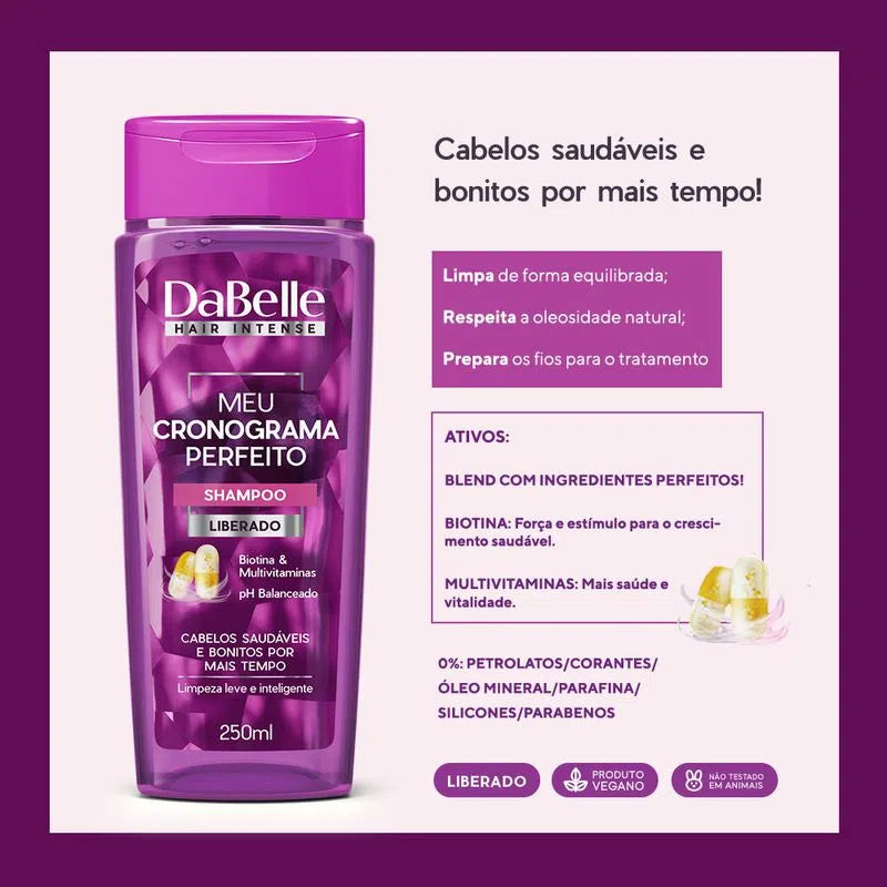 Shampoo DaBelle Meu Cronograma Perfeito 250ml