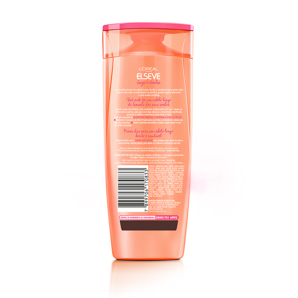 Shampoo Elseve Longo dos Sonhos Desatador de Nós 200ml