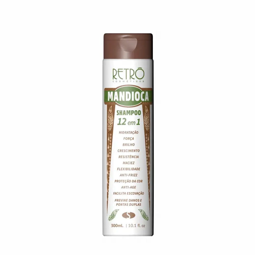 Shampoo Felps Retrô 12x1 Mandioca 300ml