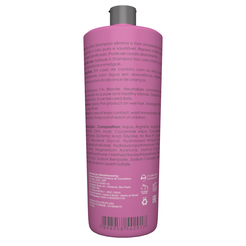 Shampoo Felps Xblond Sou Loira 250ml