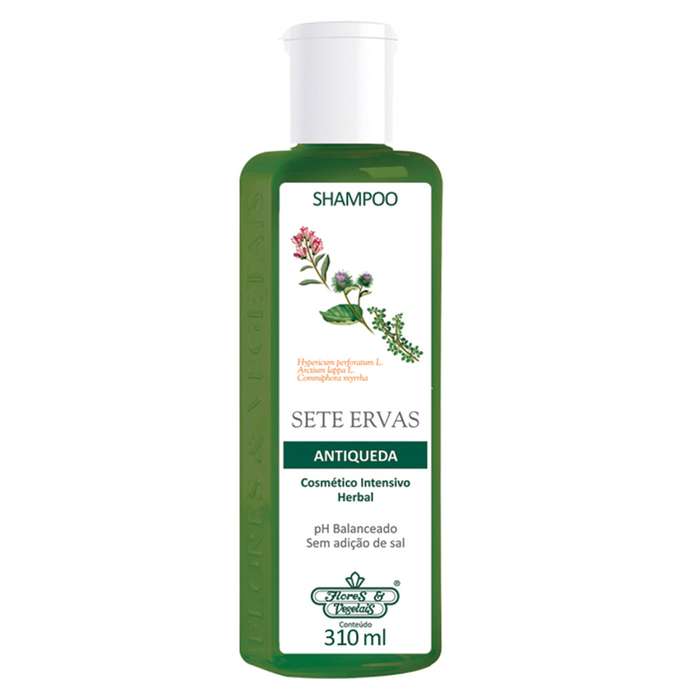 Shampoo Flores & Vegetais Antiqueda Sete Ervas 300ml