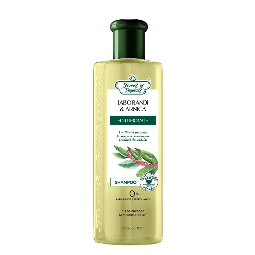 Shampoo Flores & Vegetais Jaborandi & Arnica 310ml