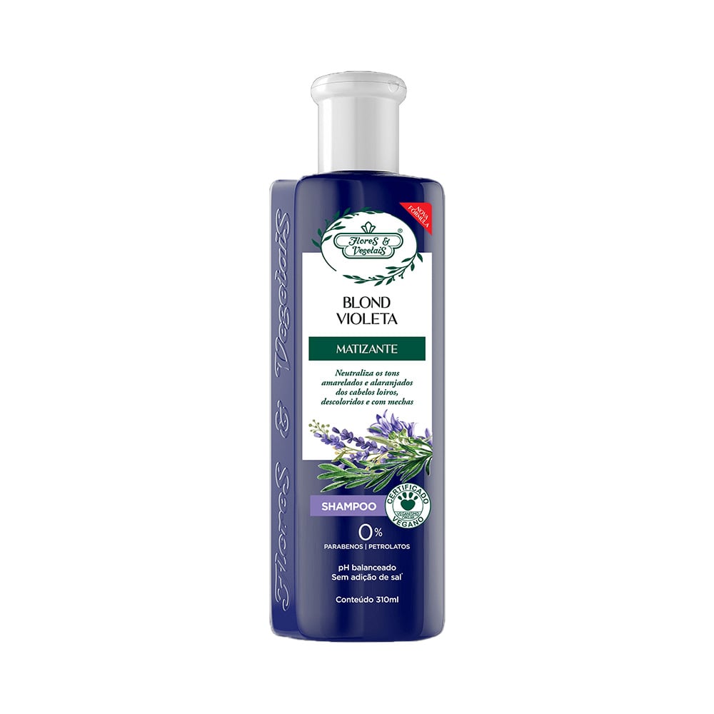 Shampoo Flores & Vegetais Matizante Blond 310ml