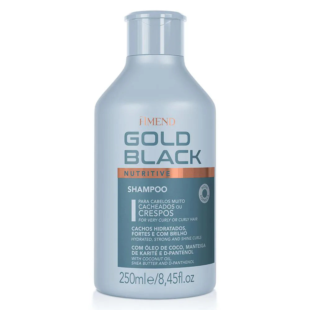 Shampoo Gold Black Hidratação Nutritiva 250ml