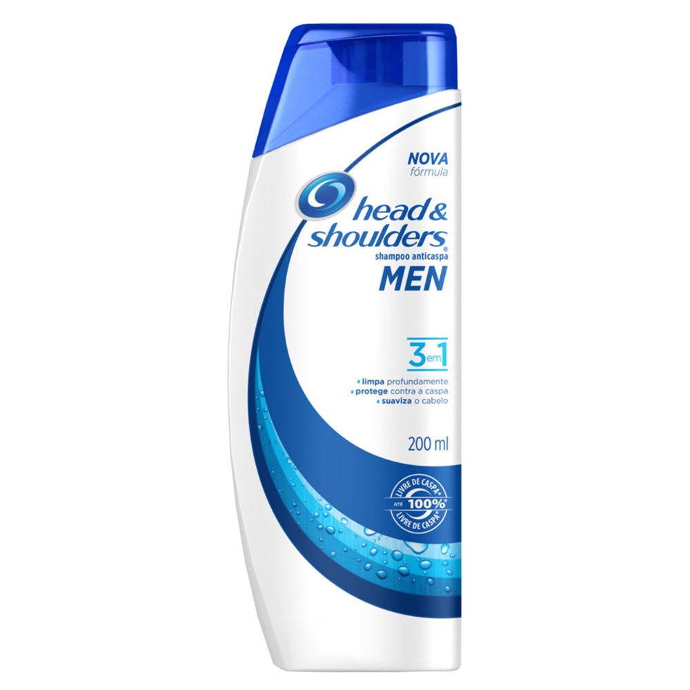 Shampoo Head & Shoulders Men 3 em 1 200ml