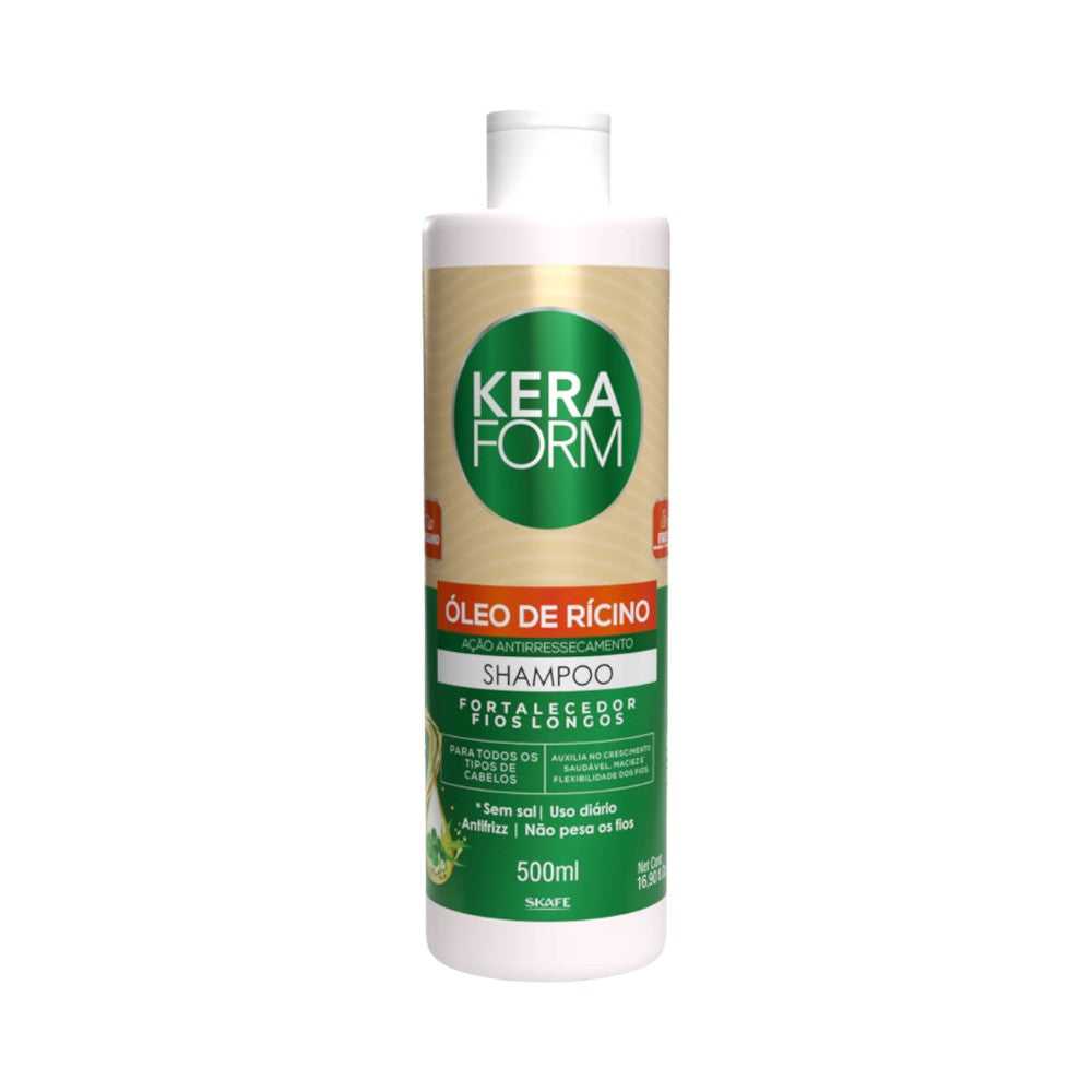Shampoo Keraform Óleo de Rícino 300ml