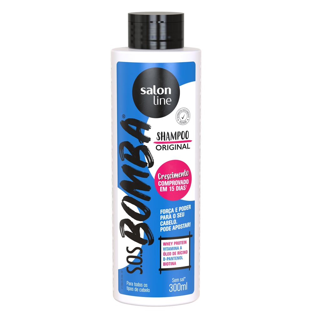 Shampoo Salon Line S.O.S Bomba Original 300ml
