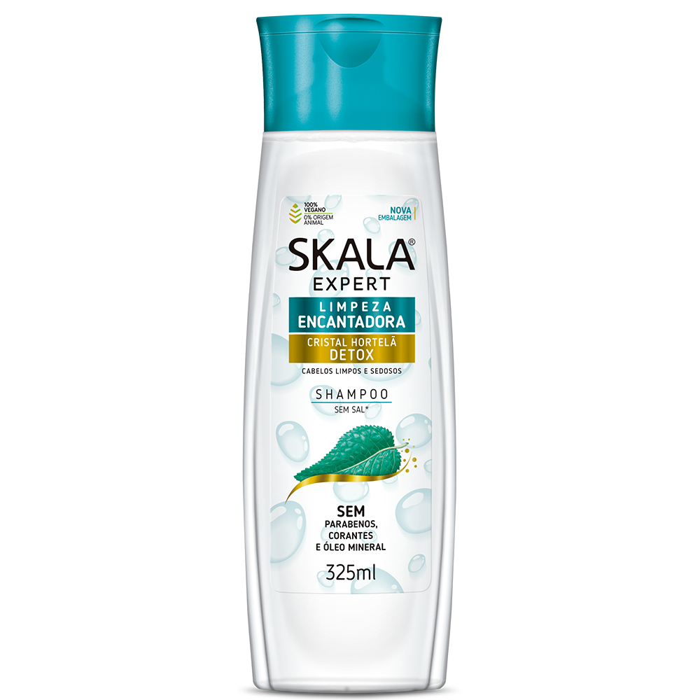 Shampoo Skala Cristal Hortelã Detox 325ml