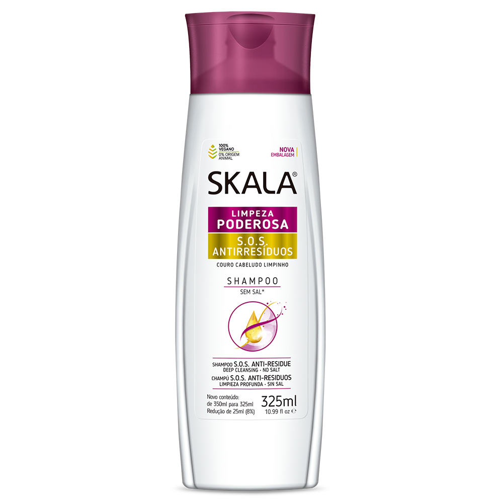 Shampoo Skala S.O.S Antirresíduos 325ml