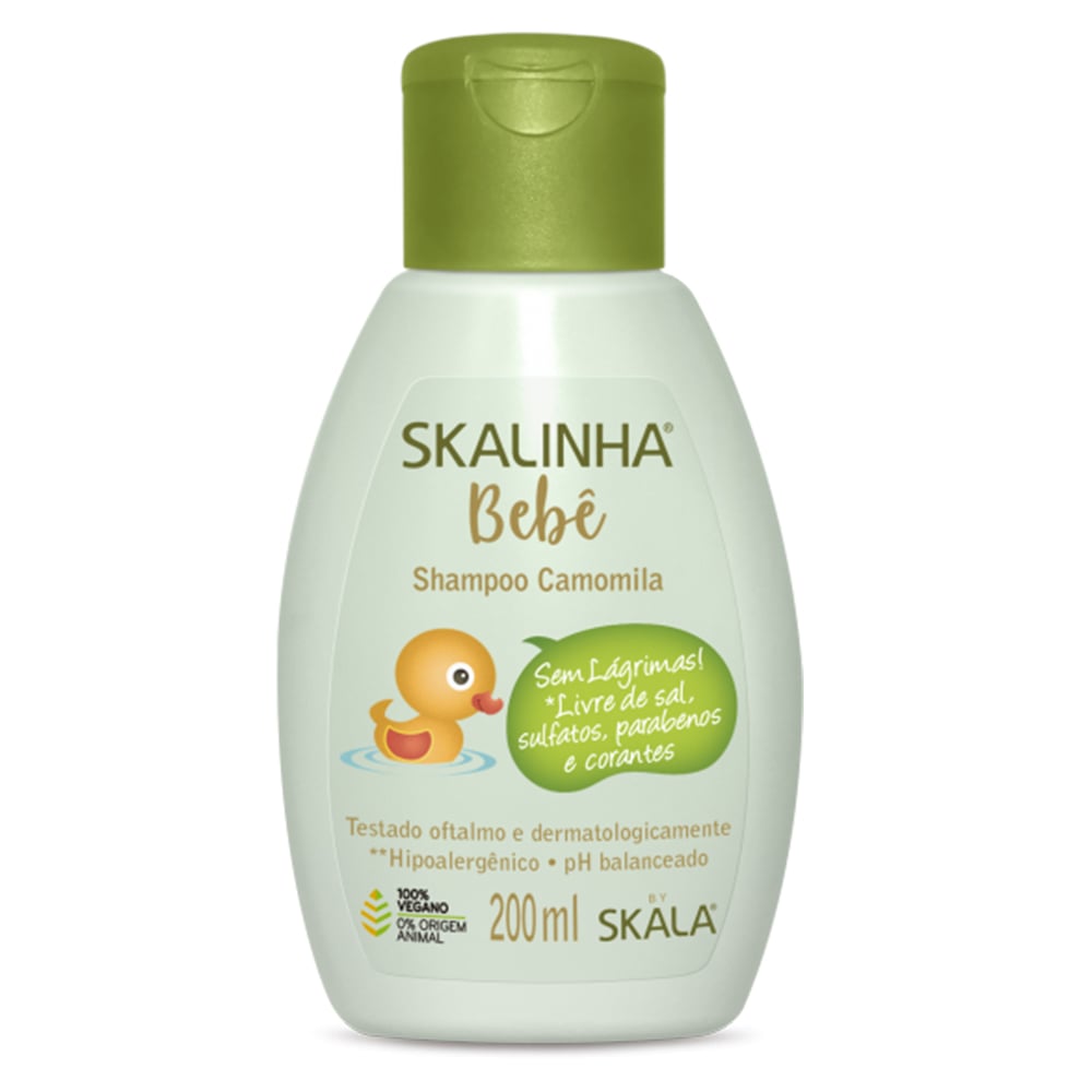 Shampoo Skalinha Bebê Glicerinado Camomila 200ml